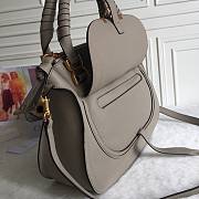 Chloe Marcie Double Carry Bag Gray 36x12x28cm - 6