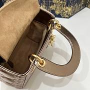 Dior Lady Mini Lambskin Gold 17cm - 6