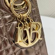 Dior Lady Mini Lambskin Gold 17cm - 2