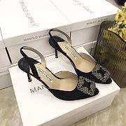 Manolo Blahnik Black High Heel - 1