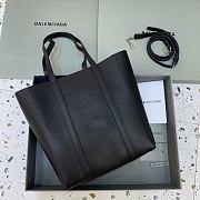 Balenciaga Everyday XS Tote Bag In Black Calfskin 28x24.5x12cm - 5
