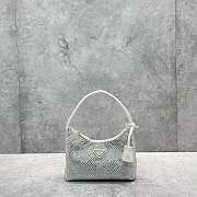 Prada Re-edition Satin White 22x17x6cm - 1