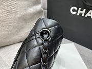 Chanel Small Flap Bag Lambskin Black Hardware 20cm - 5