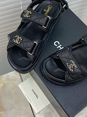 Chanel Black DAD Sandals  - 5
