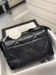 Chanel 19 Flap Bag Lambskin Black Hardware 26cm - 6