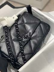 Chanel 19 Flap Bag Lambskin Black Hardware 26cm - 5
