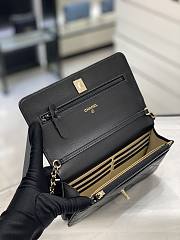 Chanel Woc Wallet 23 Black Gold Lambskin 19x3.5x12cm - 6