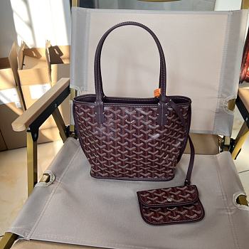 Goyard Anjou Mini Bag Purple 20x20x10cm