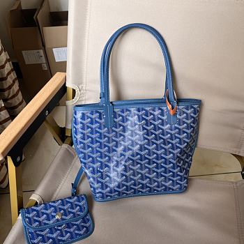 Goyard Anjou Mini Bag Blue 20x20x10cm