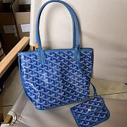 Goyard Anjou Mini Bag Blue 20x20x10cm - 4