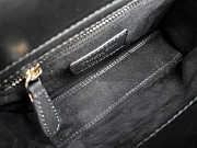 Dior Mini Lady Bag Black Lambskin Gold 17cm - 5