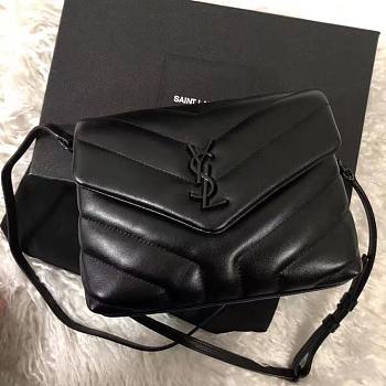 YSL Mini LouLou Toy Bag Black 20x4x14cm