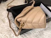 YSL Mini LouLou Toy Bag Beige Gold 20x4x14cm - 5