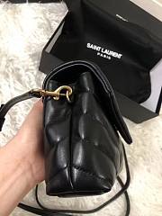 YSL Mini LouLou Toy Bag Black Gold 20x4x14cm - 2