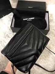 YSL Mini LouLou Toy Bag Black Gold 20x4x14cm - 5