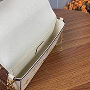 Louis Vuitton LV Felicie Pochette Yellow Cream 21x12x3cm - 4