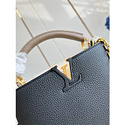 Louis Vuitton LV Capucines Black BB 27x18x9cm - 3