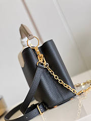 Louis Vuitton LV Capucines Black BB 27x18x9cm - 6