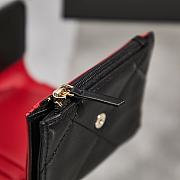 Chanel Wallet Black Gold 10.5x9x3cm - 5