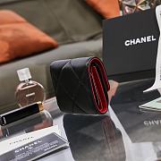 Chanel Wallet Black Gold 10.5x9x3cm - 2