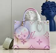 LV Onthego Sunrise Pastel Pink M59856 Size 25 x 19 x 11.5 cm - 1