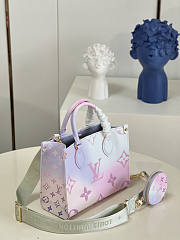 LV Onthego Sunrise Pastel Pink M59856 Size 25 x 19 x 11.5 cm - 3