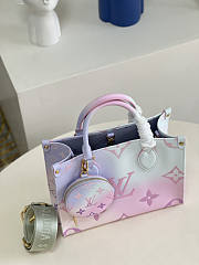 LV Onthego Sunrise Pastel Pink M59856 Size 25 x 19 x 11.5 cm - 4