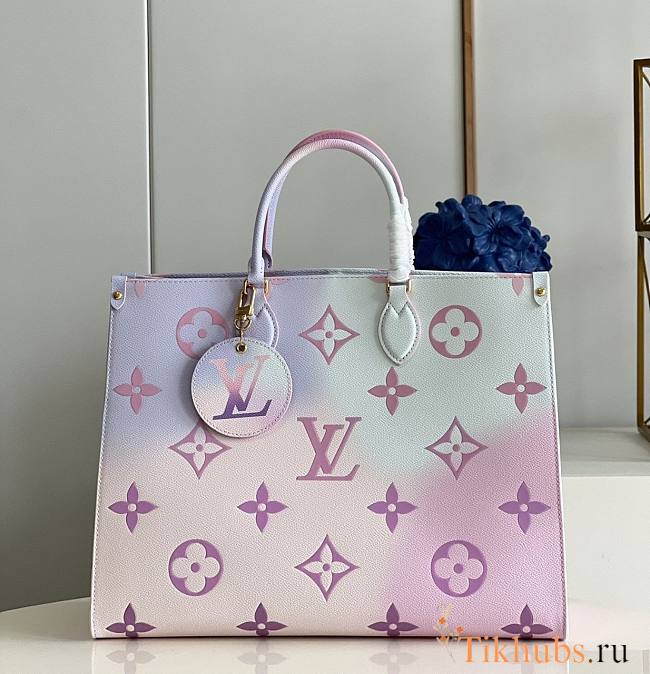 LV Onthego Sunrise Pastel Pink Size 41 x 34 x 19 cm - 1