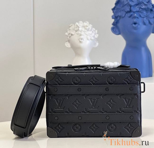 Louis Vuitton LV Soft Trunk Handle Black Bag 21.5 x 15 x 7 cm - 1