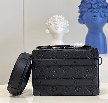 Louis Vuitton LV Soft Trunk Handle Black Bag 21.5 x 15 x 7 cm