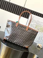 Goyard Large Zipper Tote Brown 30x17x50cm - 1