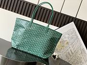 Goyard Large Zipper Tote Green 30x17x50cm - 1