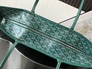 Goyard Large Zipper Tote Green 30x17x50cm - 5