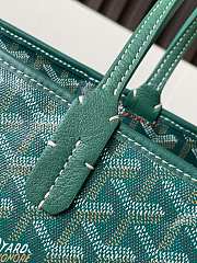 Goyard Large Zipper Tote Green 30x17x50cm - 4