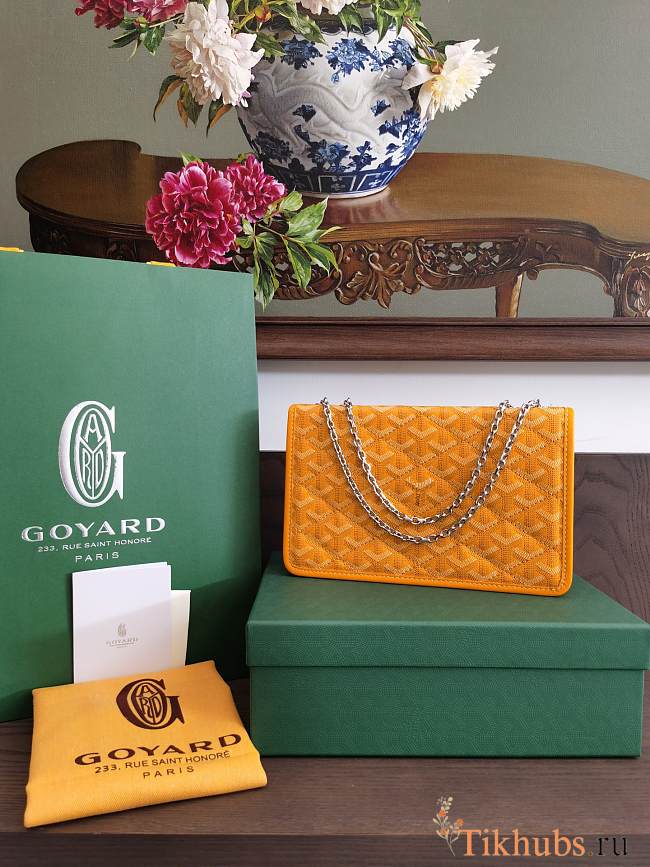 Goyard Alexandre Yellow Iii Chain Bag 15x4.5x24cm - 1