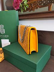 Goyard Alexandre Yellow Iii Chain Bag 15x4.5x24cm - 5