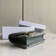 Dior Saddle Flap Card Holder 11.5x8x2cm - 2