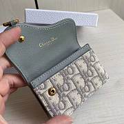 Dior Saddle Flap Card Holder 11.5x8x2cm - 6