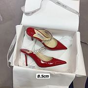 Jimmy Choo High Heel Patent Red  - 1