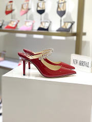 Jimmy Choo High Heel Patent Red  - 4