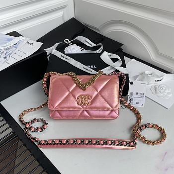 Chanel Wallet Chain Pink 19cm