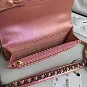 Chanel Wallet Chain Pink 19cm - 3