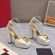 Valentino Garavani Patent White Heel 13cm - 1