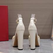 Valentino Garavani Patent White Heel 13cm - 5