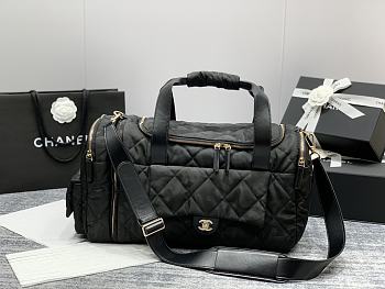 Chanel Boston & Duffles Black 51x23x20.5cm