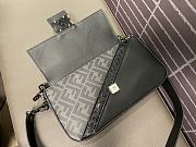 Fendi Baguette Bag In Black Leather 27x15x6.5cm - 2