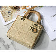 Dior Lady Natural Cannage Raffia 24 x 20 x 11 cm  - 1