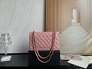 Chanel Flap Bag Rose Pink Caviar Gold 25cm - 4