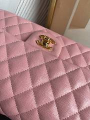 Chanel Flap Bag Rose Pink Caviar Gold 25cm - 2