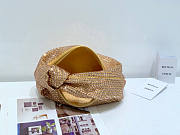 Bottega Veneta Mini Jodie Gold Crystal 23x28x8cm - 5